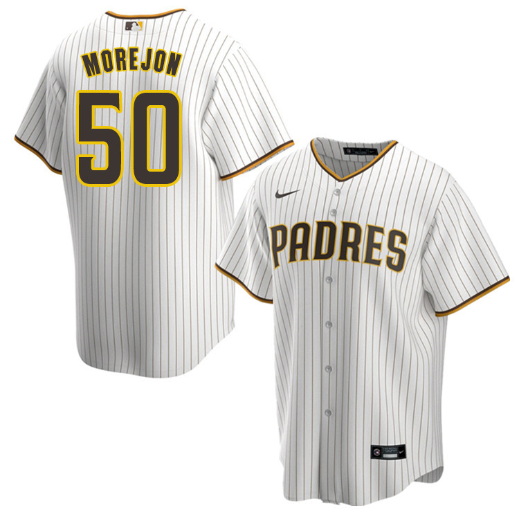 Nike Men #50 Adrian Morejon San Diego Padres Baseball Jersey Sale-White